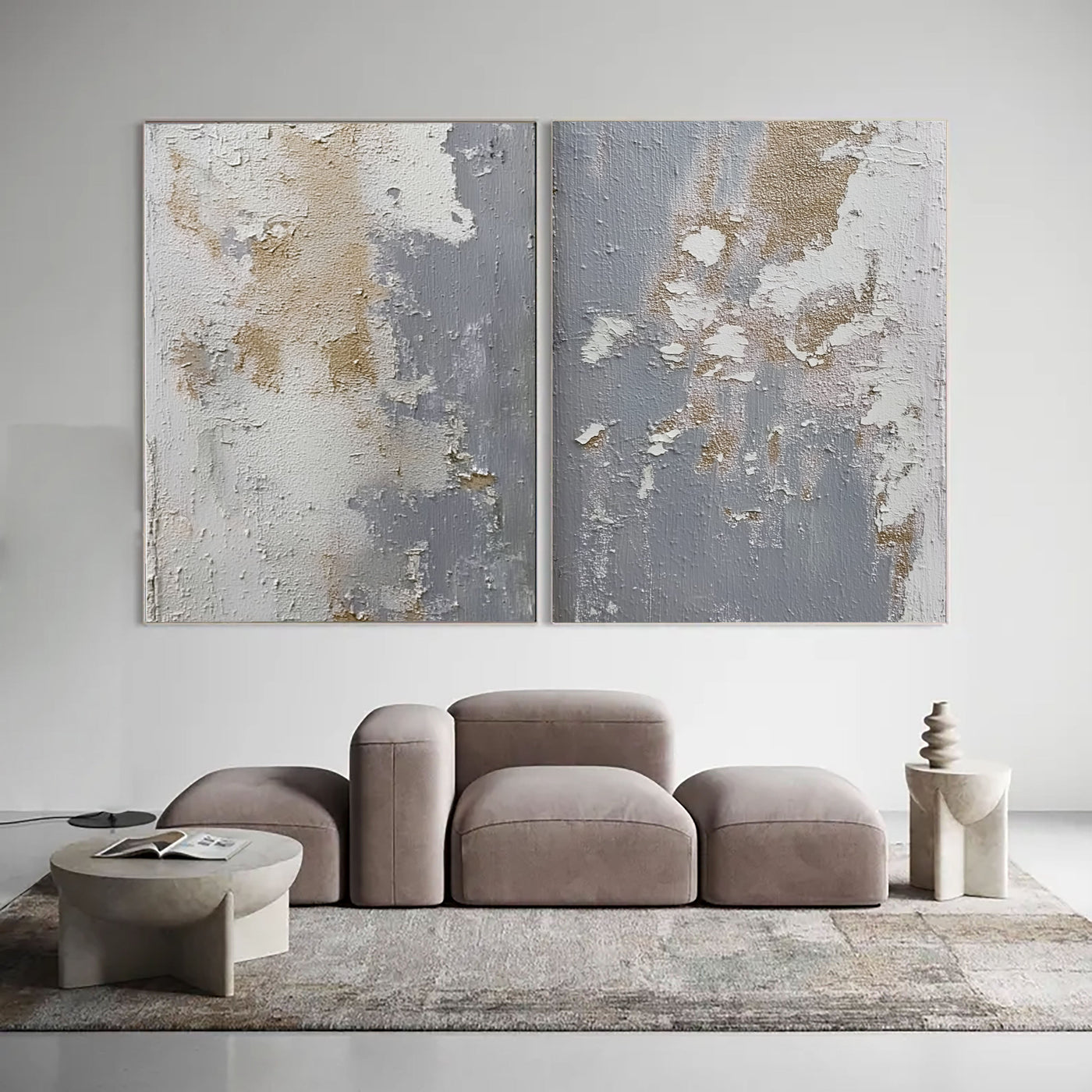 Textured Metallic Fusion | Grey Tones