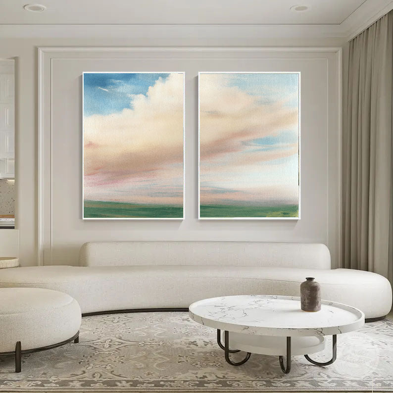 Serene Pastel Horizon | Sky View