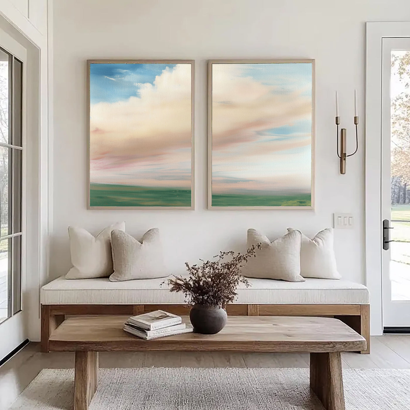 Serene Pastel Horizon | Sky View