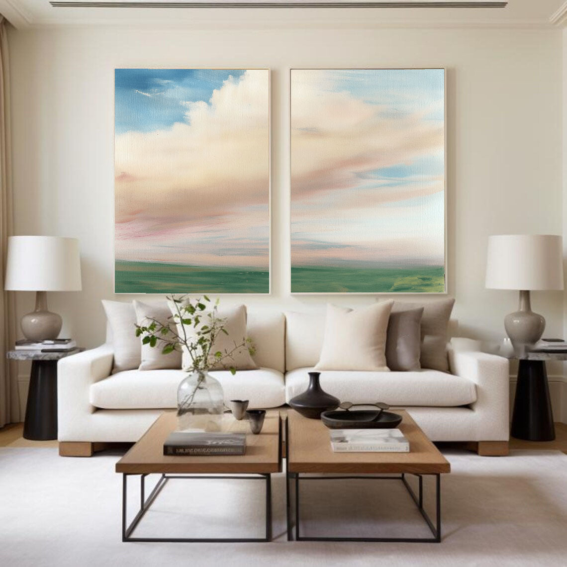 Serene Pastel Horizon | Sky View