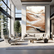 Textured Earthy Swirls | Warm Hues