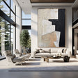 Textured Geometric Depth | Neutral Contrast
