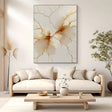 Textured Gilded Fractures | Amber Veins