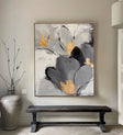 Textured Gilded Blooms | Monochrome Hues