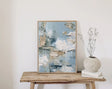 Texturierte abstrakte Patches | Blau Beige