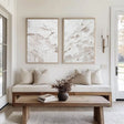 Textured Abstract Minimalism | White Relief