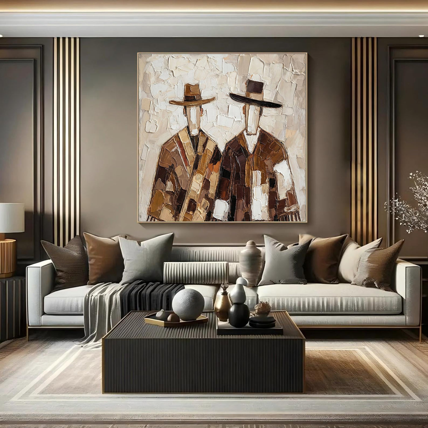 Textured Hat Silhouettes | Earthy Hues