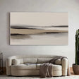 Textured Minimal Horizon | Beige Black