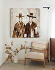 Textured Hat Silhouettes | Earthy Hues