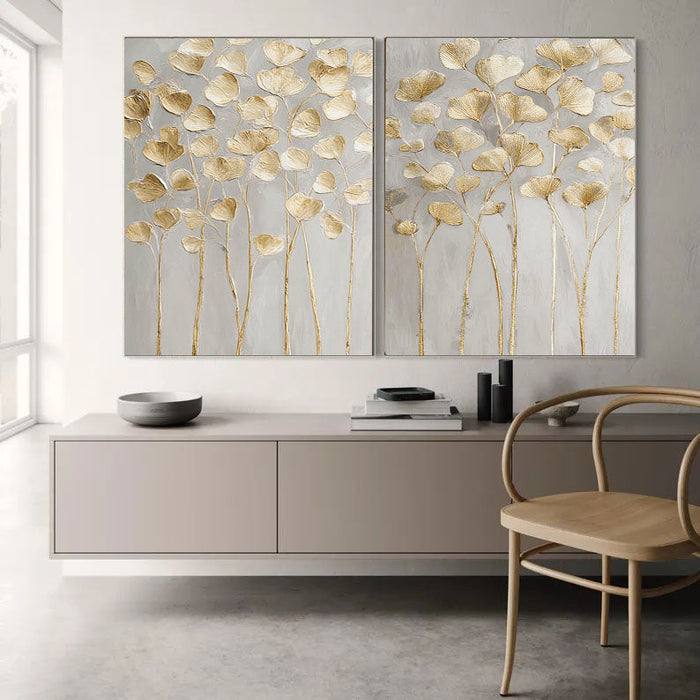 Gilded Ginkgo Forest | Golden Leaves