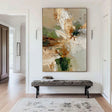Textured Floral Earthiness | Ivory Bloom