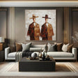Textured Cloaked Duo | Earthy Hues