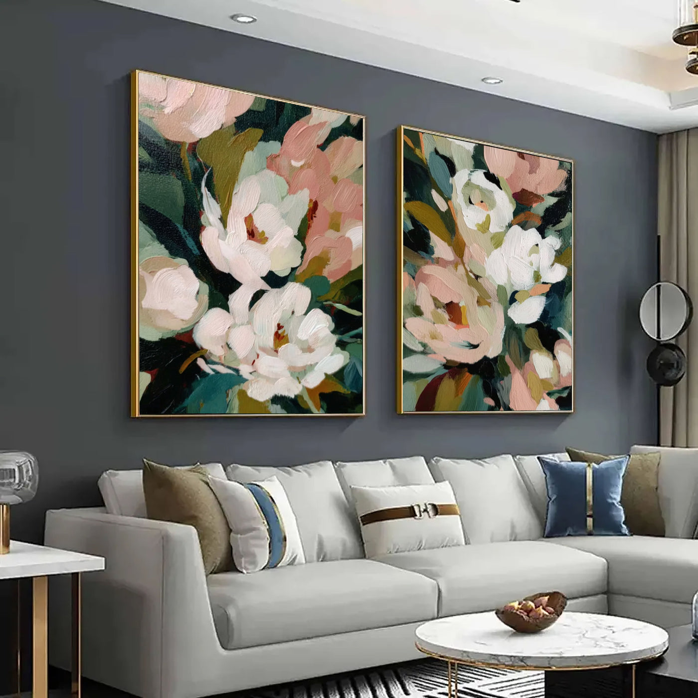 Textured Floral Abundance | Pink Peonies
