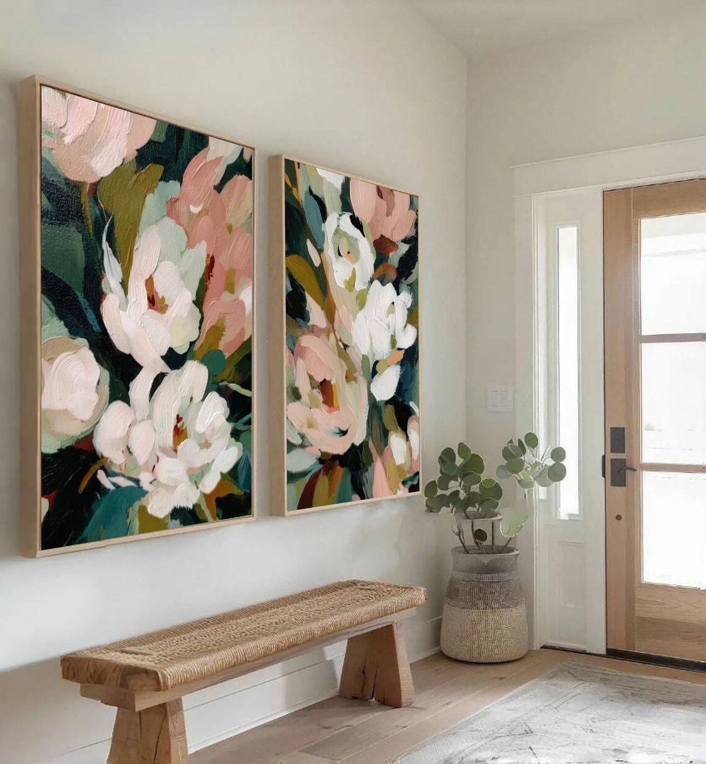 Textured Floral Abundance | Pink Peonies