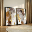 Abstract Metallic Fusion | Golden Hues