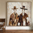 Textured Hat Silhouettes | Earthy Hues