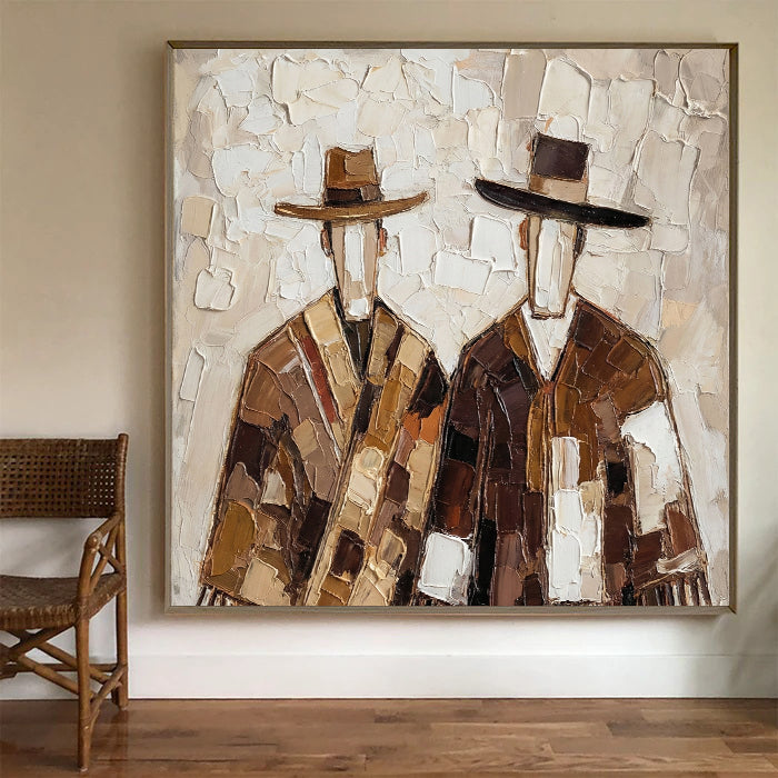 Textured Hat Silhouettes | Earthy Hues