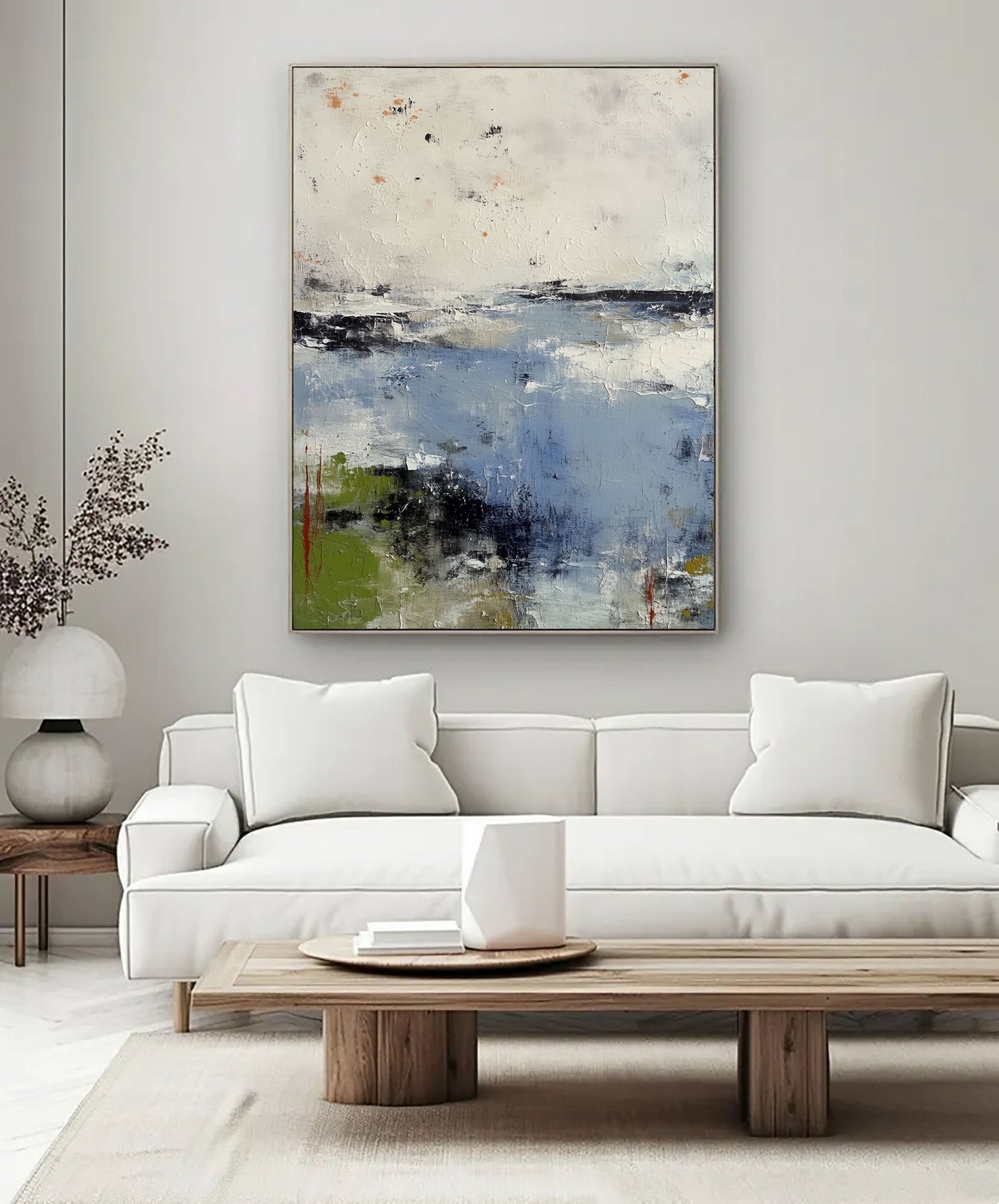 Textured Misty Shore | Verdant Accents