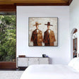 Textured Cloaked Duo | Earthy Hues