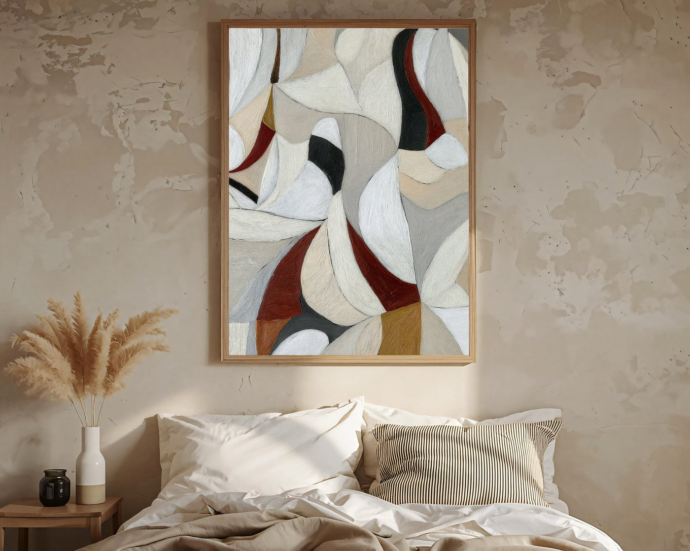 Textured Geometric Opulence | Neutral Rhythm