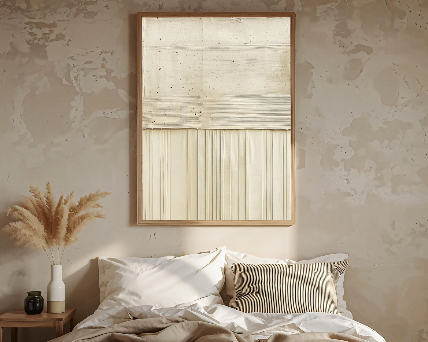 Textured Cream Serenity | Subtle Ridges