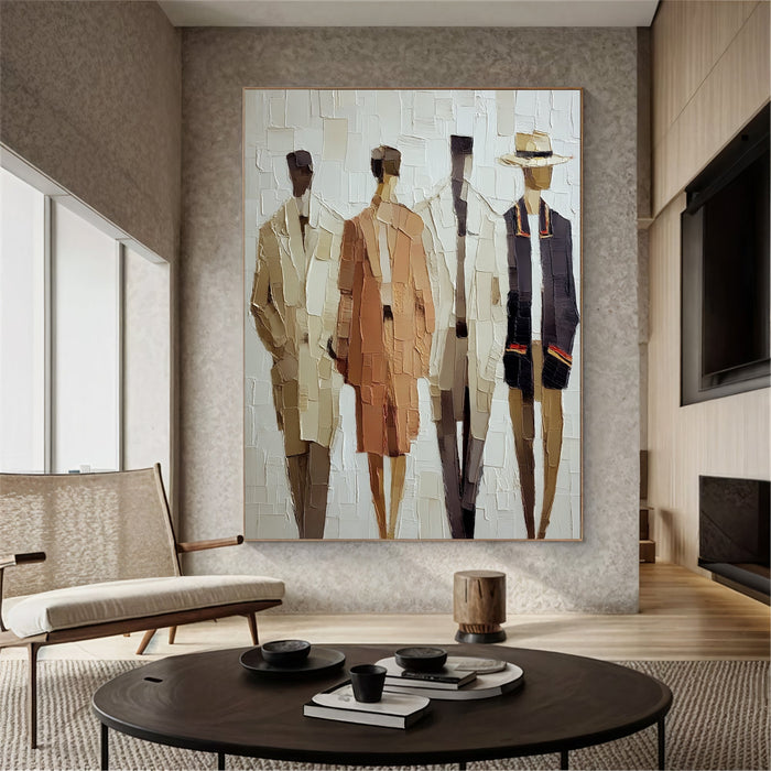 Textured Sartorial Silhouettes | Neutral Ensemble