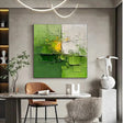 Green Minimalist Textured Wall Art #MT103