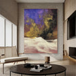 Textured Purple Vitality | Gold Accents
