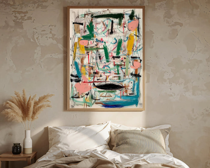 Textured Vibrant Abstraction | Bold Hues