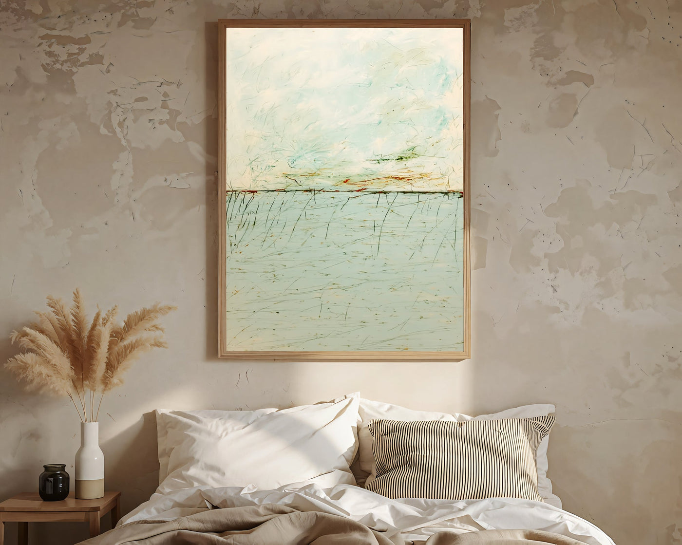 Textured Pale Meadow | Delicate Strokes