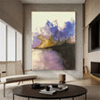 Textured Violet Luxury | Purple Gold