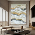 Textured Wavy Ripples | Gilded Hues