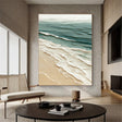 Textured Coastal Ripples | Sandy Foam
