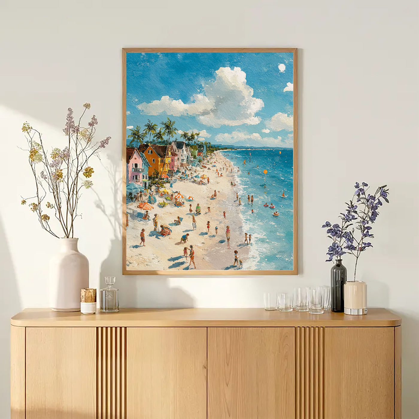 Vibrant Beach Scene | Joyful Vibes