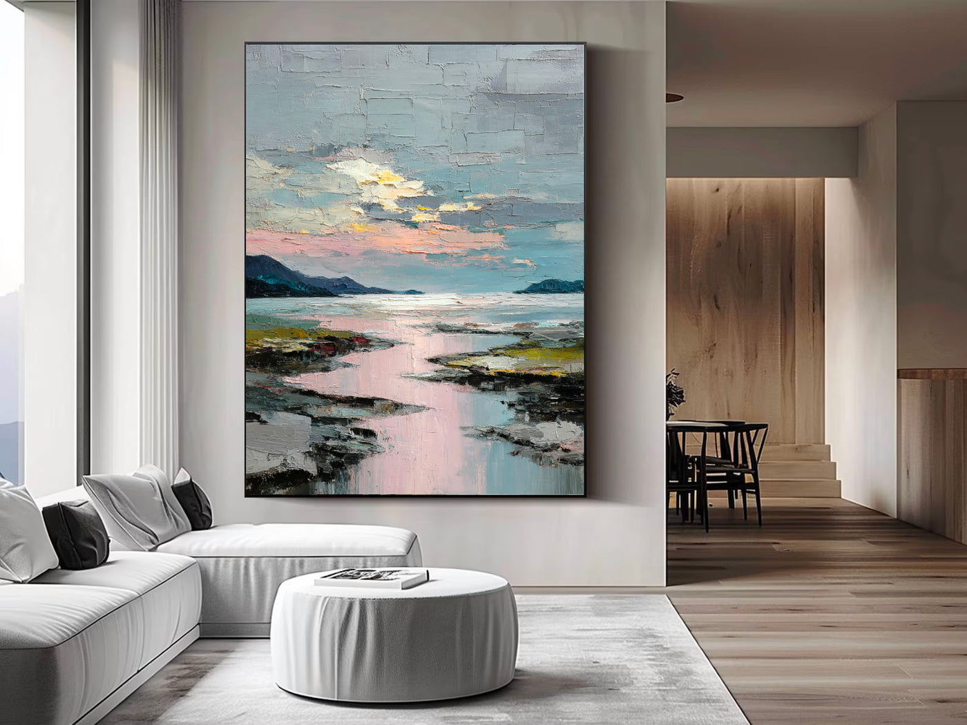 Textured Coastal Sunset | Dreamy Hues