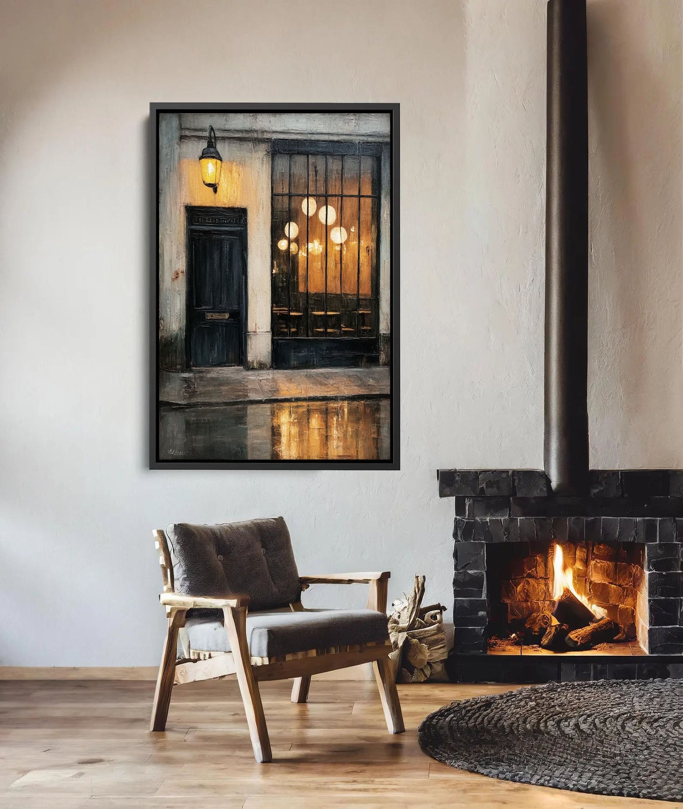 Textured Urban Glow | Black Gold