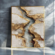 Textured Golden Veins | Gray Gold