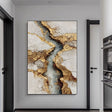 Textured Golden Veins | Gray Gold