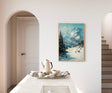 Textured Alpine Skiing | Blue White