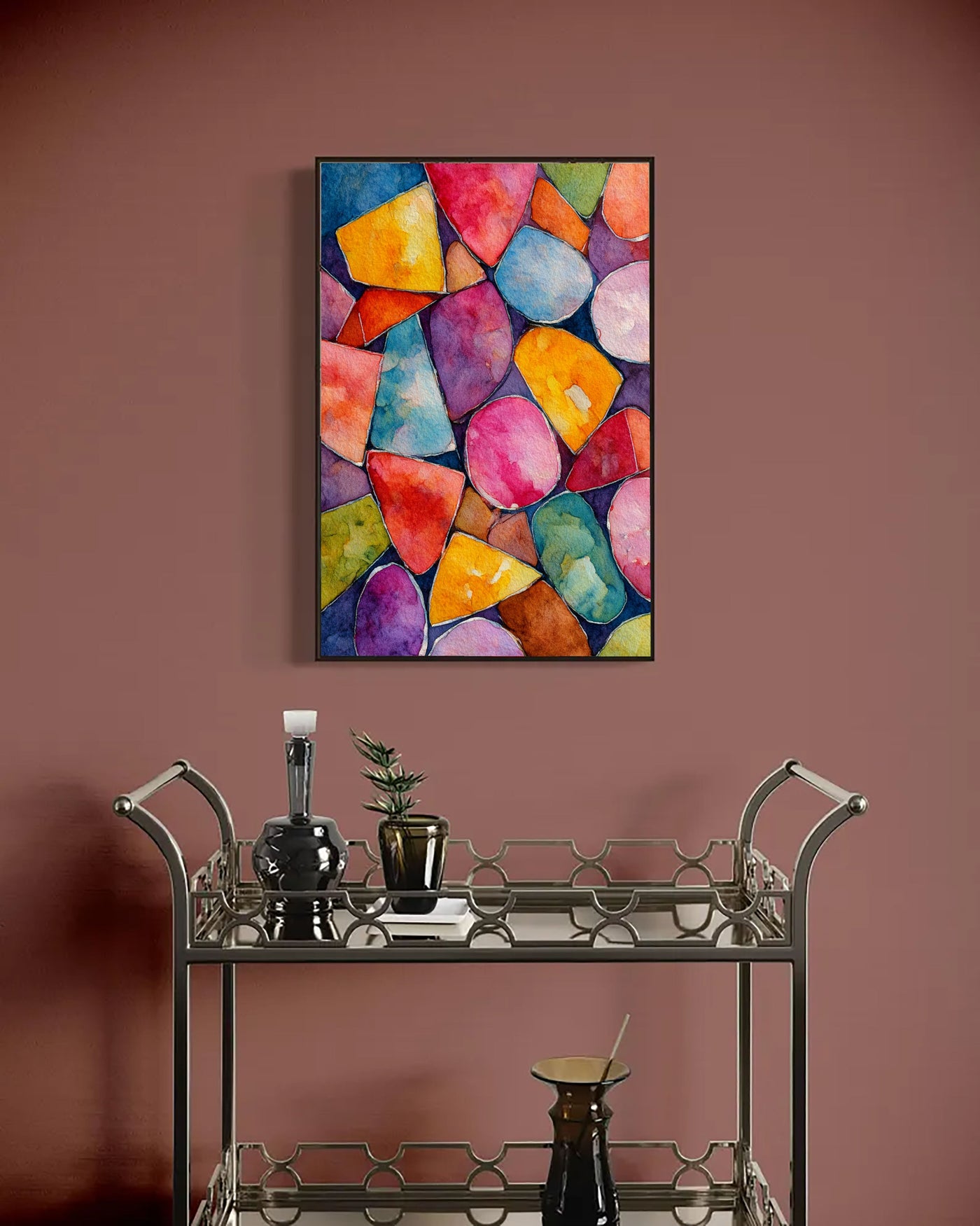 Textured Geometric Vibrancy | Colorful Shapes