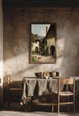 Textured Rural Charm | Beige Green