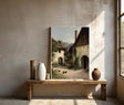 Textured Rural Charm | Beige Green