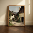Textured Rural Charm | Beige Green
