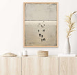 Textured Figure Serenity | Beige Black