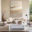Textured Earthy Flow | Beige Vein