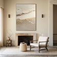Textured Earthy Flow | Beige Vein