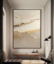 Textured Earthy Flow | Beige Vein