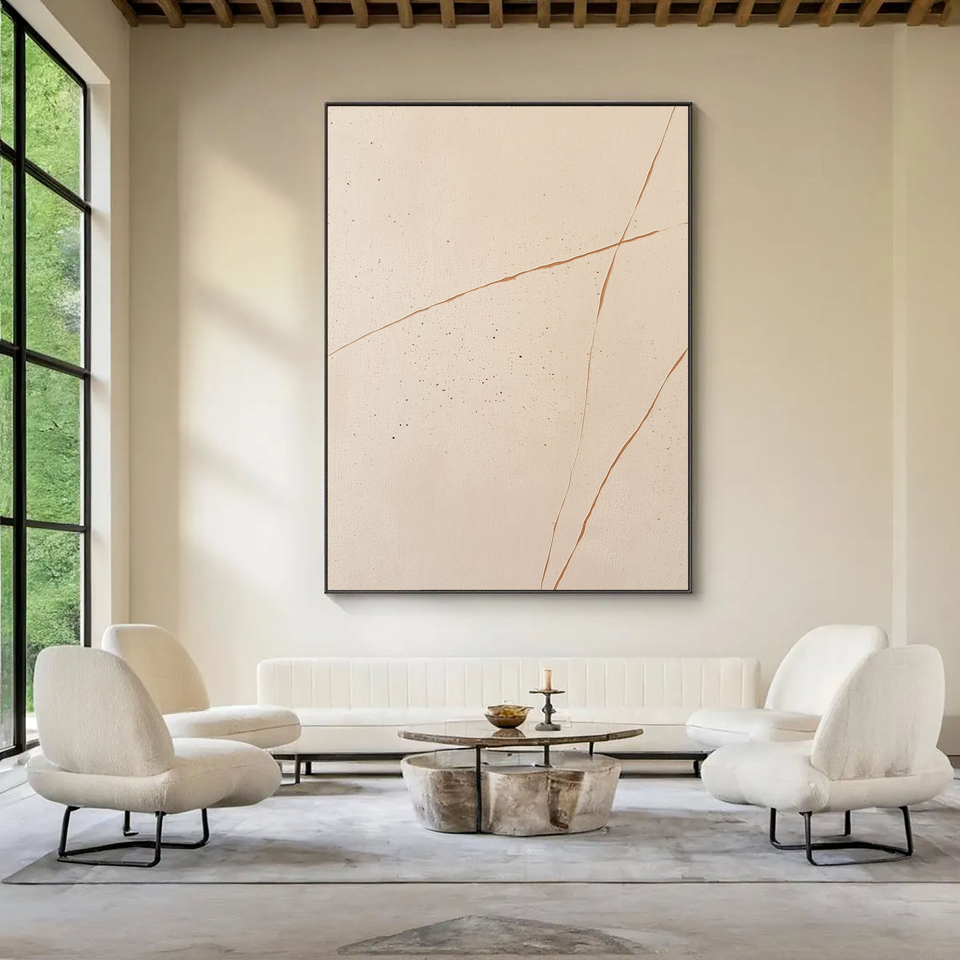 Cracked Earth Serenity | Beige Whisper