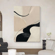 Textured Curved Minimalism | Beige Flow