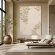 Textured Cream Embrace | Soft Void